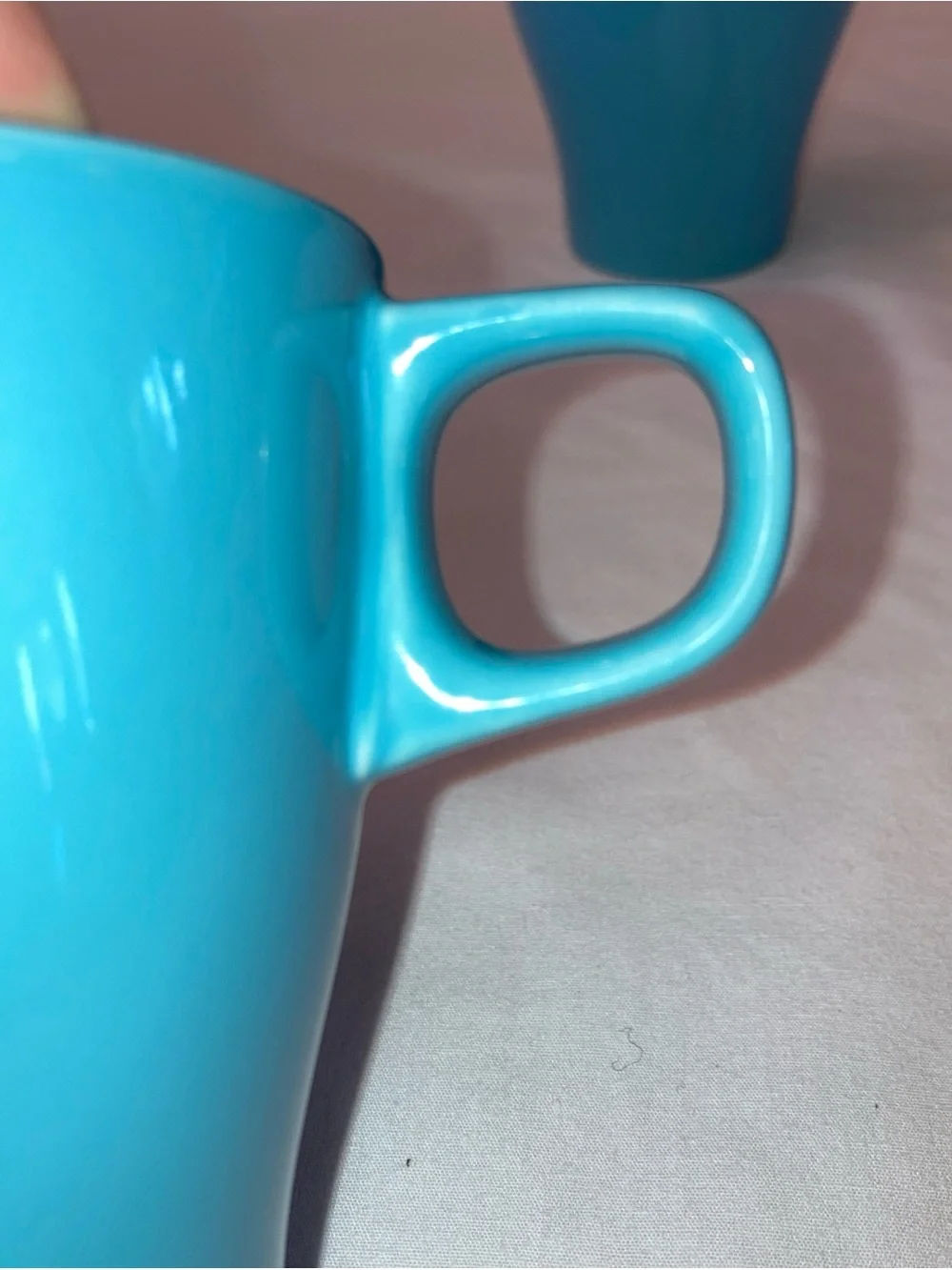 IKEA Turquoise Ceramic Coffee Mugs - Set of 2